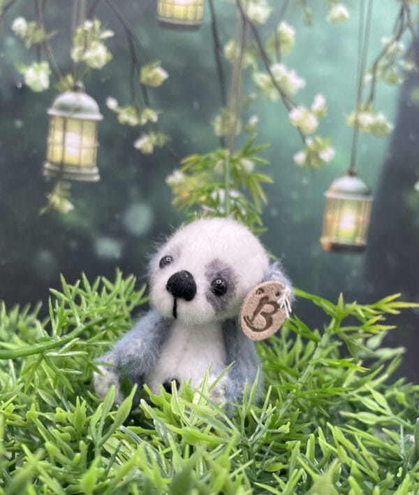 Bärino Pandabär Baby Yema 6 cm Künstlerbär – Bild 2