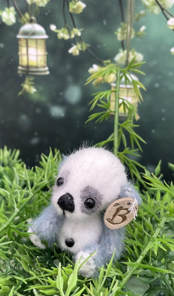 Bärino Pandabär Baby Yema 6 cm Künstlerbär – Bild 3