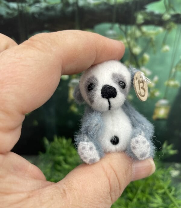 Bärino Pandabär Baby Yema 6 cm Künstlerbär – Bild 6