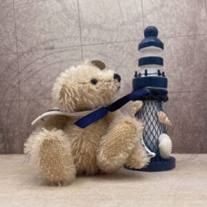Bärino Bär Knut mit Leuchtturm 15 cm Künstlerbär