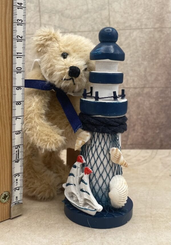 Bärino Bär Knut mit Leuchtturm 15 cm Künstlerbär – Bild 8