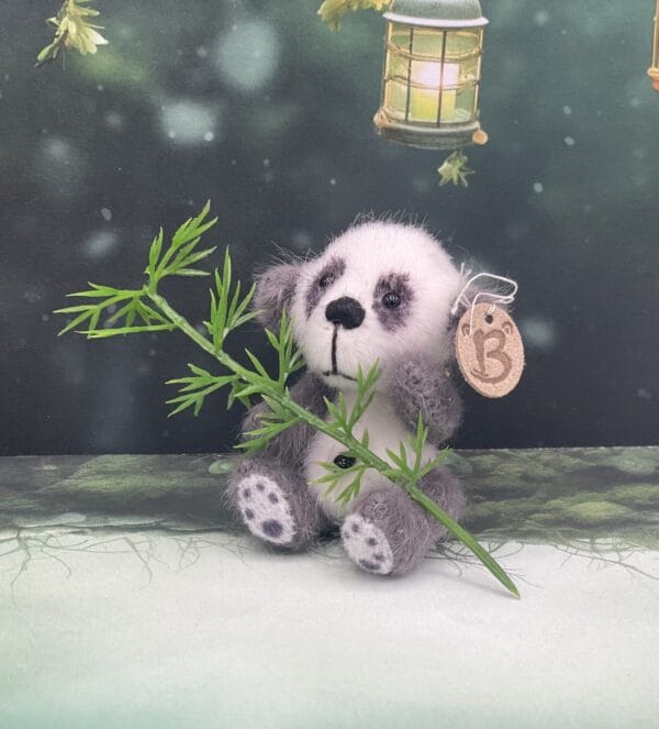 Bärino Pandabär Baby Cai 6 cm Künstlerbär