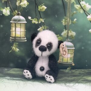 Bärino Pandabär Baby Xian 6 cm Künstlerbär