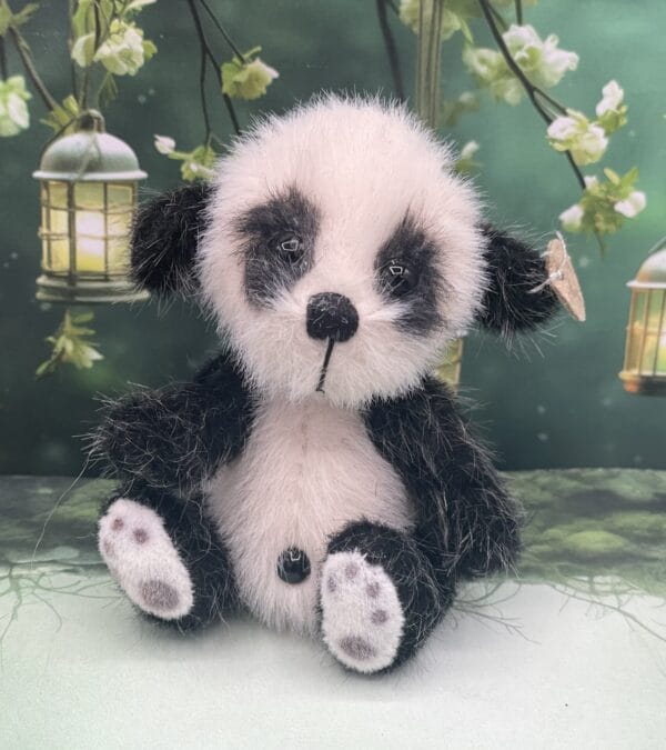 Bärino Panda Pang 9 cm Künstlerbär – Bild 5