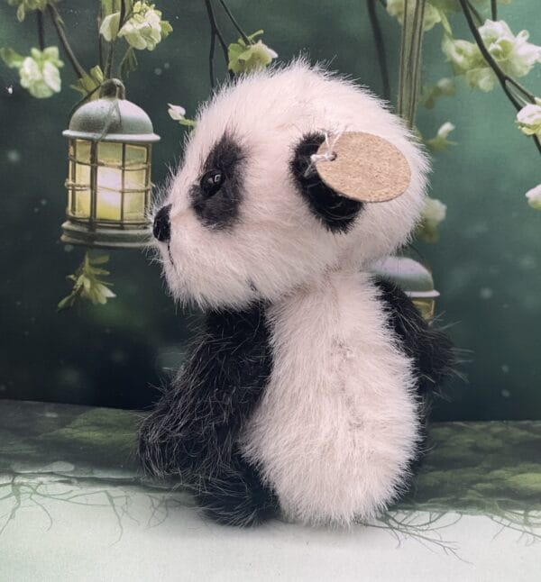 Bärino Panda Pang 9 cm Künstlerbär – Bild 3
