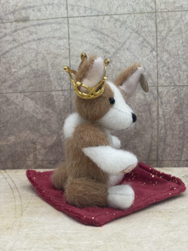 Bärino Corgi Jeffrey 12 cm Künstlerbär – Bild 5