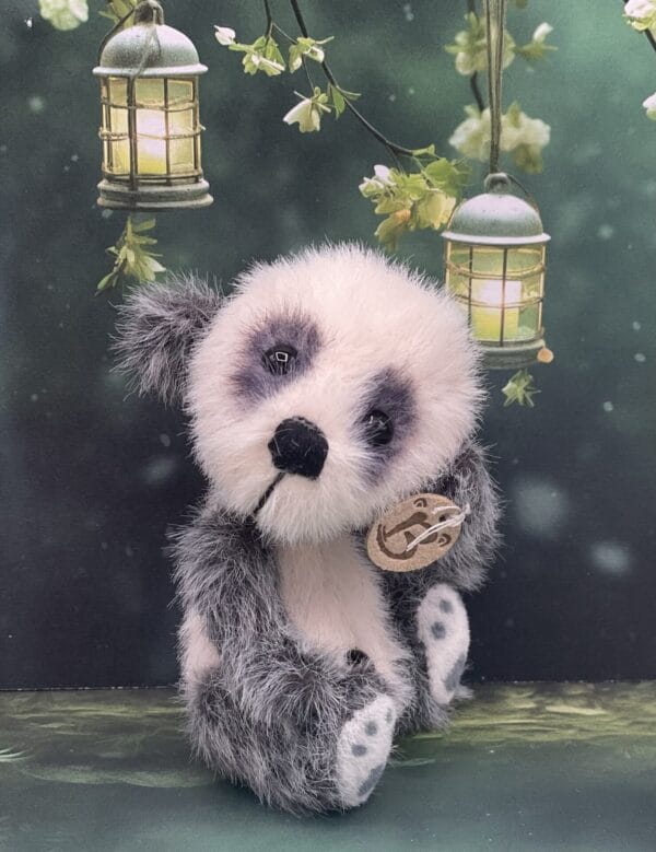 Bärino Panda Ronto 9 cm Künstlerbär – Bild 3