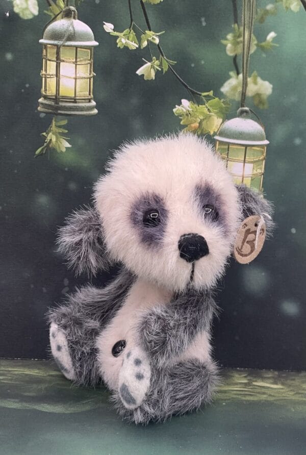 Bärino Panda Ronto 9 cm Künstlerbär – Bild 4