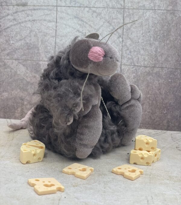 Bärino Ratte Monty 15 cm Künstlerbär – Bild 2