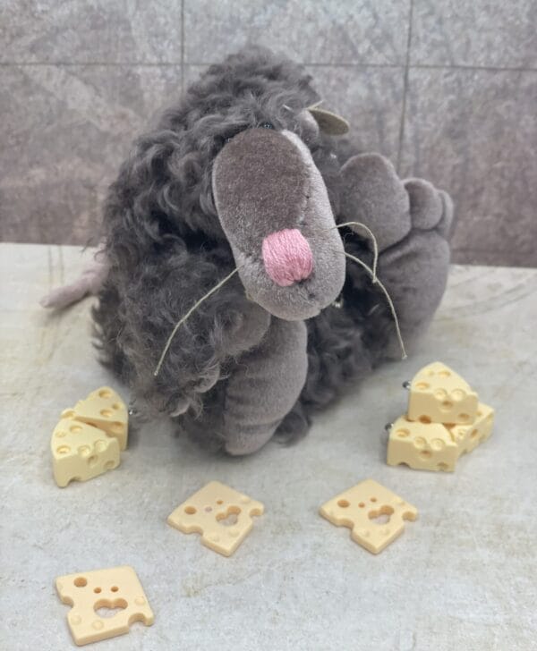 Bärino Ratte Monty 15 cm Künstlerbär – Bild 3