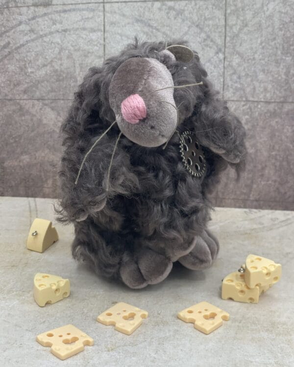 Bärino Ratte Monty 15 cm Künstlerbär – Bild 8