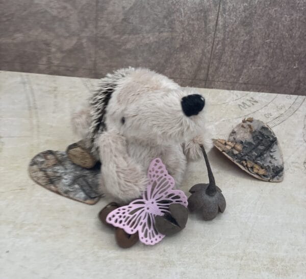 Bärino Igel Marlin 10 cm Künstlerbär – Bild 3