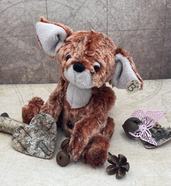 Bärino Fuchs Reddy 15 cm Künstlerbär – Bild 3