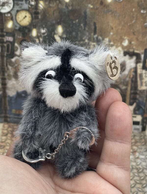 Bärino Waschbär Lorenzo  9 cm Künstlerbär