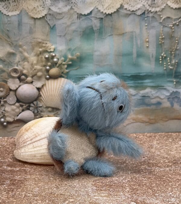 Bärino Schildkröte Claude 9 cm Künstlerbär – Bild 5