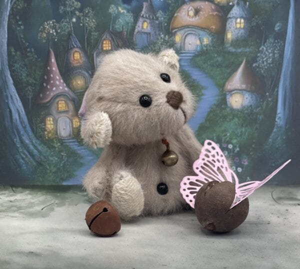 Bärino Bär Creamy 9 cm Künstlerbär – Bild 5