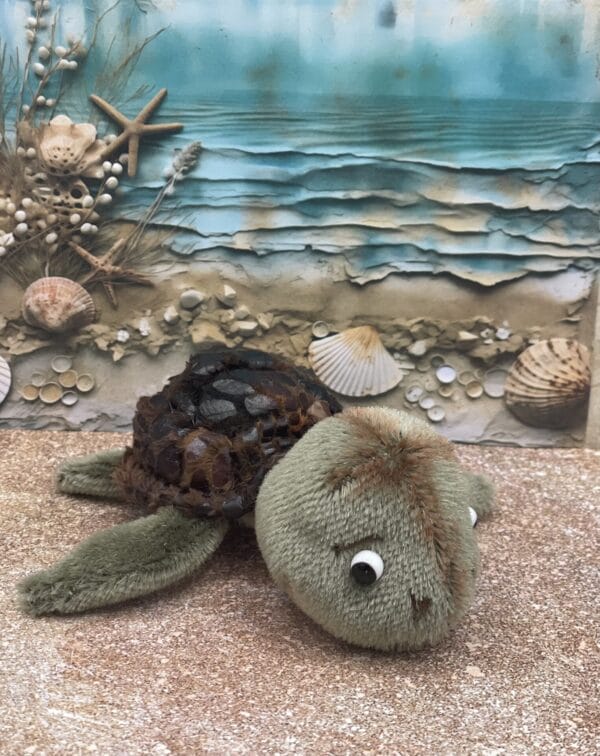 Bärino Schildkrötenmama Anike 15 cm Künstlerbär – Bild 6