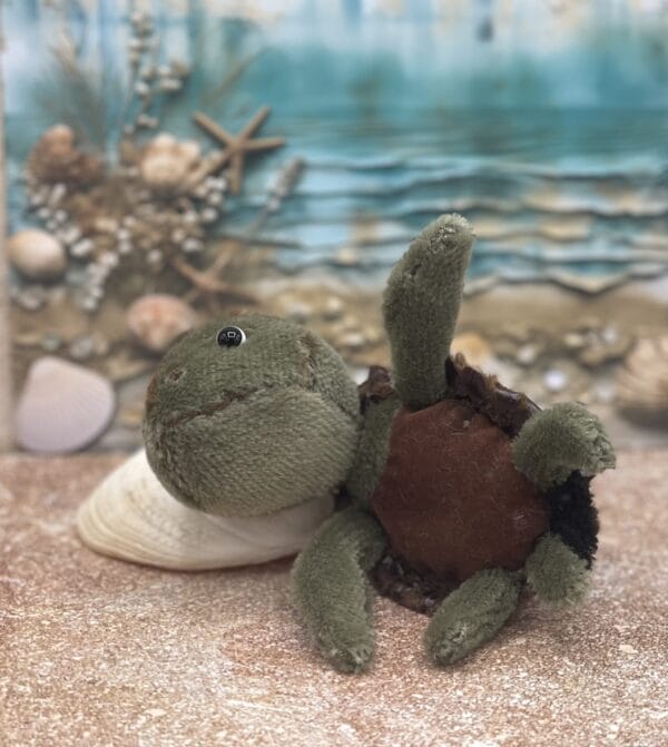 Bärino Schildkrötenmama Anike 15 cm Künstlerbär – Bild 4