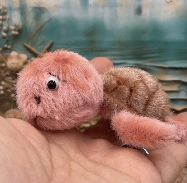 Bärino Schildkröte  Lieke  9 cm Künstlerbär – Bild 5
