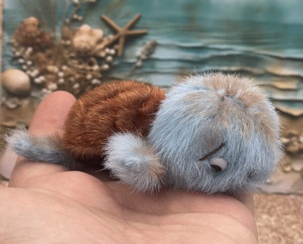 Bärino Schildkröte  Marten  9 cm Künstlerbär – Bild 3
