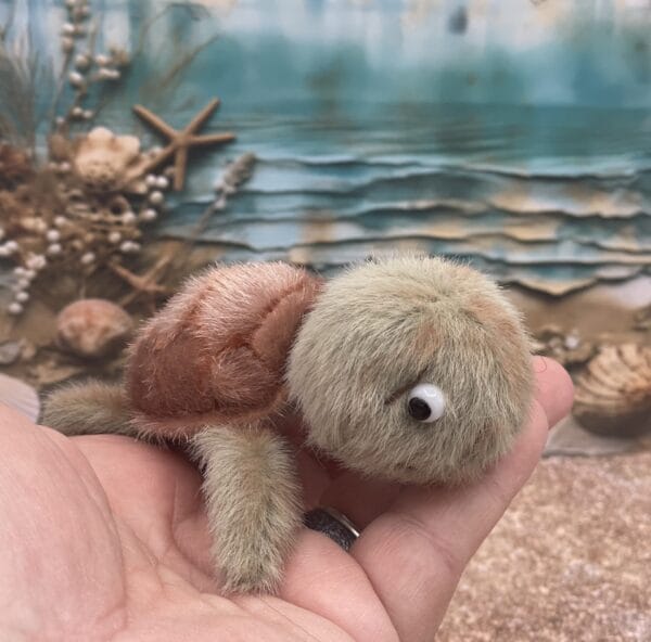 Bärino Schildkröte  Sarina  9 cm Künstlerbär – Bild 6