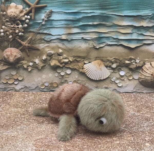 Bärino Schildkröte  Sarina  9 cm Künstlerbär – Bild 4