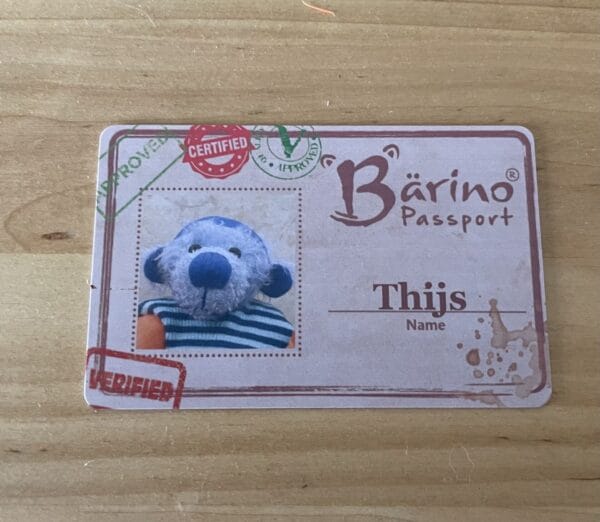 Bärino Bär Thijs 17 cm Künstlerbär – Bild 8