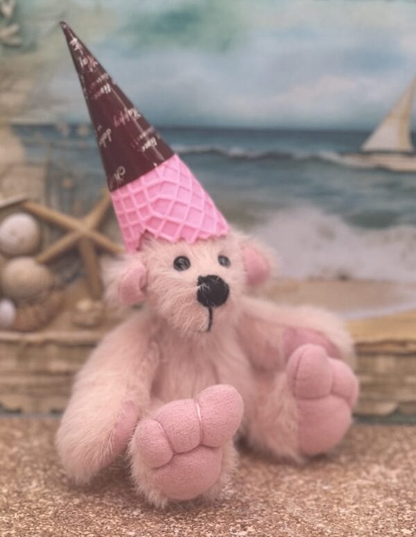 Bärino Bär Strawberry 9 cm Künstlerbär – Bild 6