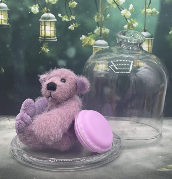 Bärino Bär Blackberry 9 cm Künstlerbär – Bild 5
