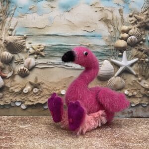 Bärino Flamingo Wingo  9 cm Künstlerbär