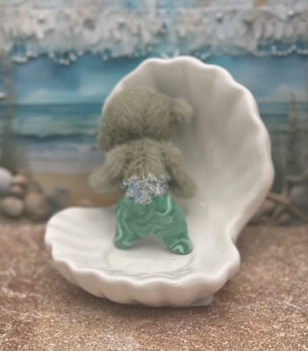 Bärino Bärjungfrau Oceana 9 cm Künstlerbär – Bild 3