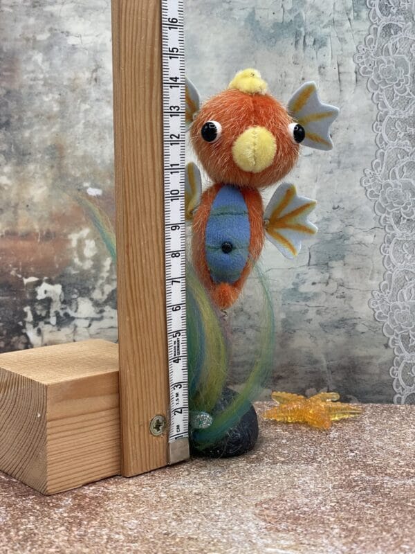 Bärino Seepferdchen Finley 14 cm Künstlerbär – Bild 6