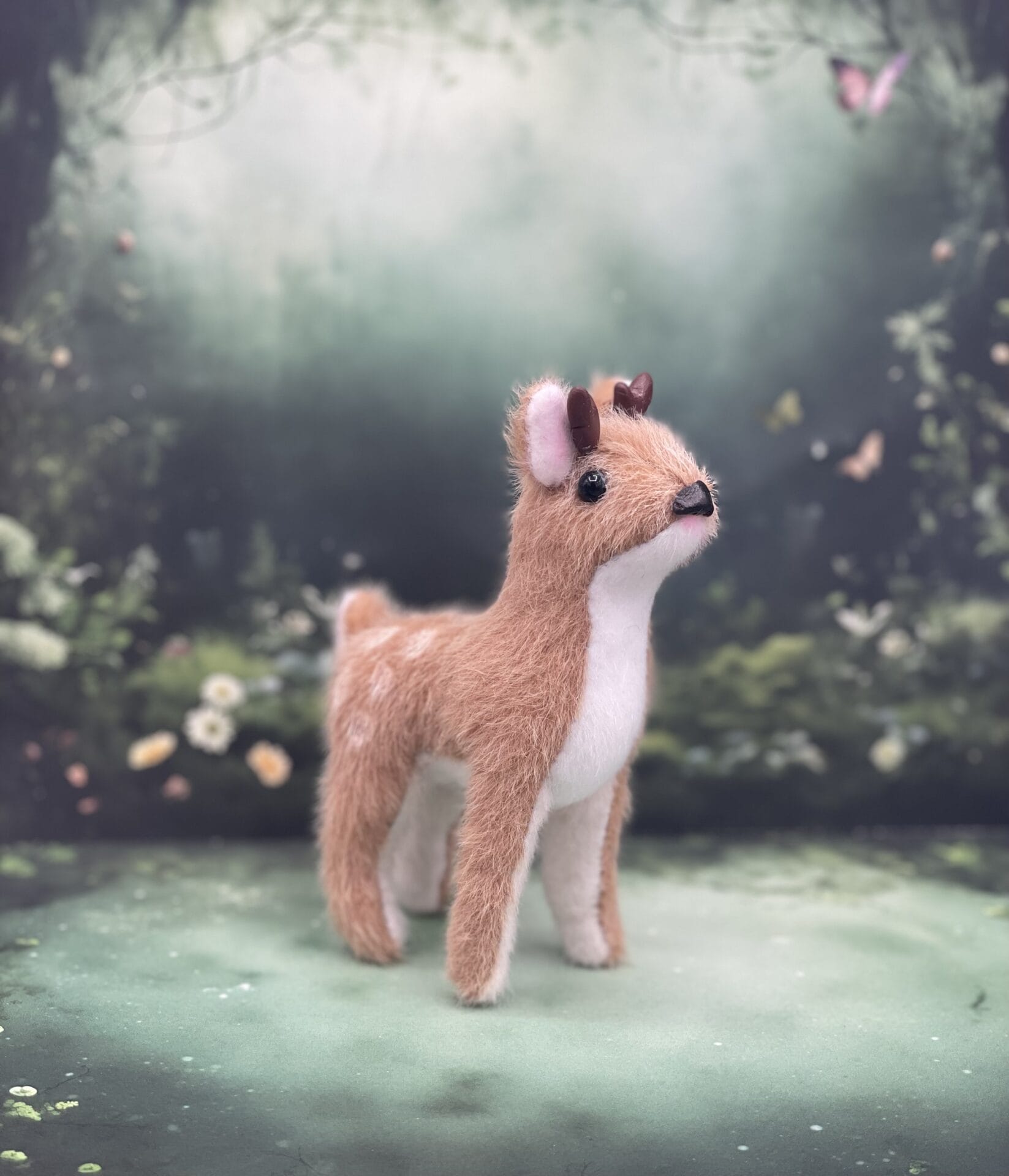 Bärino Rehkitz Fawn 11 cm Künstlerbär – Bild 2