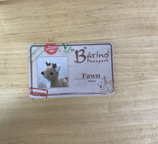 Bärino Rehkitz Fawn 11 cm Künstlerbär – Bild 7