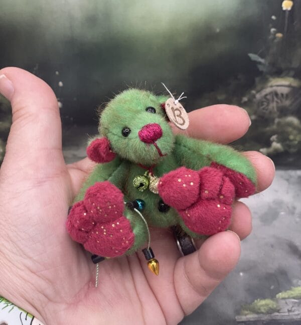 Bärino Bär Tomte 9 cm Künstlerbär – Bild 5