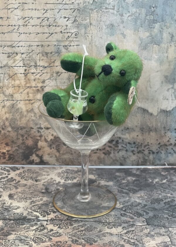 Bärino Bär Absinth 9 cm Künstlerbär