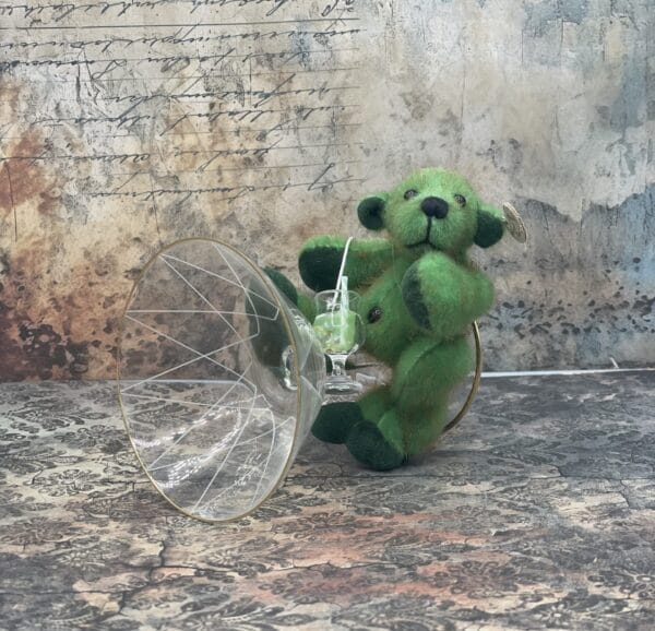 Bärino Bär Absinth 9 cm Künstlerbär – Bild 4