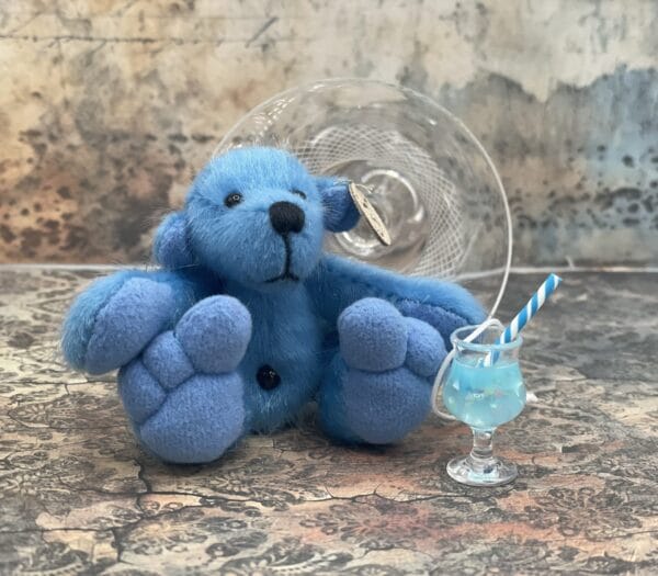 Bärino Bär Blue Curacao 9 cm Künstlerbär