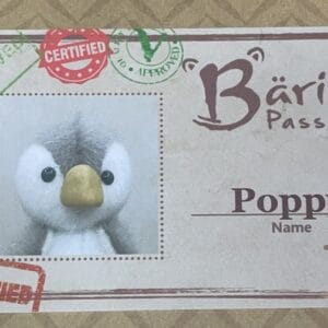 Bärino Pinguin Poppy 7 cm Künstlerbär