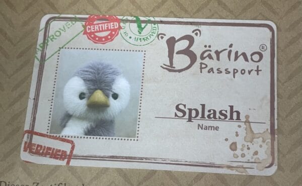 Bärino Pinguin Splash 10 cm Künstlerbär – Bild 7