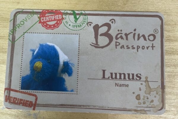 Bärino Bär Lunus 9 cm Künstlerbär – Bild 10