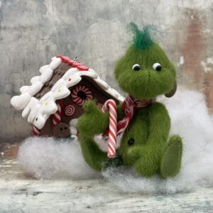 Bärino Grinch 9 cm Künstlerbär