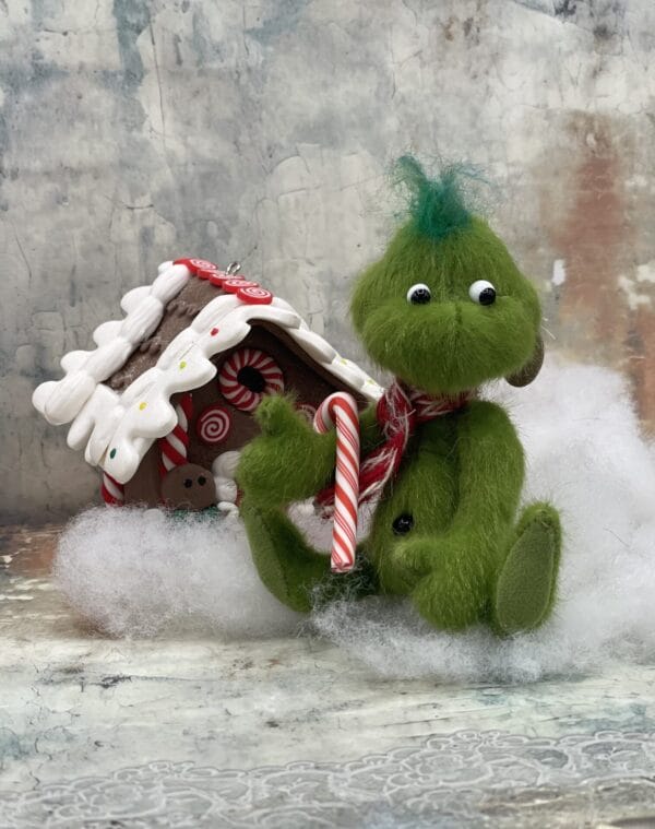 Bärino Grinch 9 cm Künstlerbär