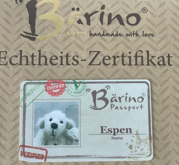 Bärino Bär Espen9 cm Künstlerbär – Bild 6