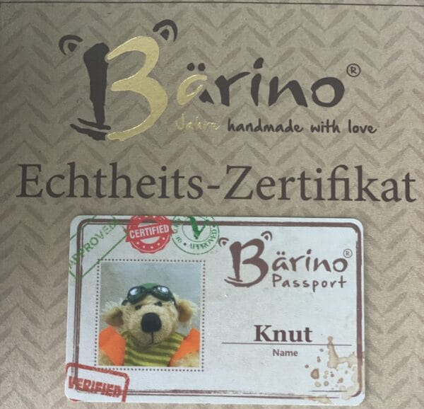 Bärino Bär Knut 17 cm Künstlerbär – Bild 6