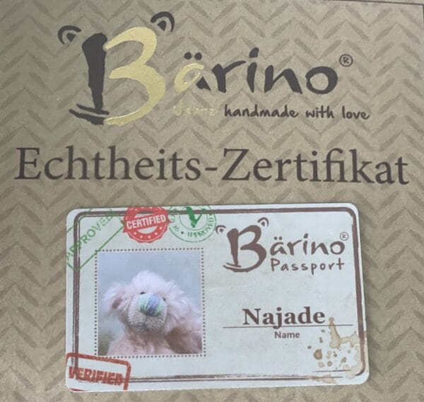 Bärino Bärjungfrau Najade 27 cm Künstlerbär – Bild 6