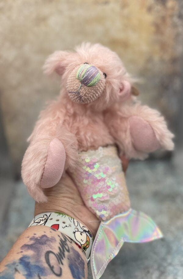 Bärino Bärjungfrau Najade 27 cm Künstlerbär – Bild 5