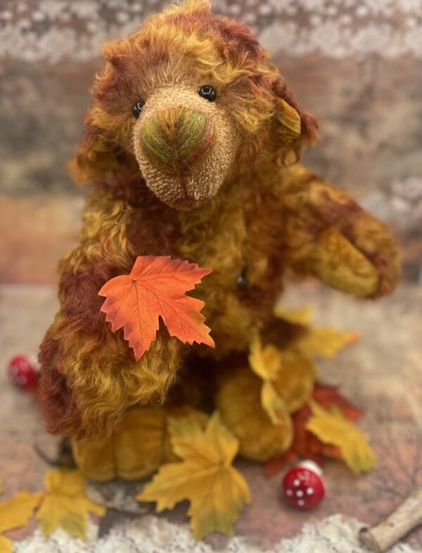 Bärino Bär Autumn 32 cm Künstlerbär – Bild 7