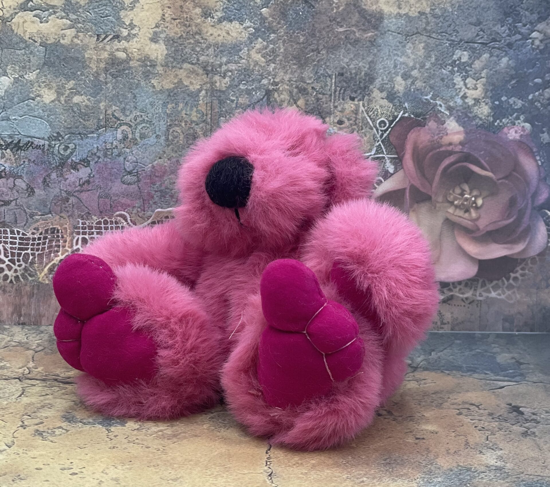 Bärino Bär Pompom 13 cm Künstlerbär – Bild 2