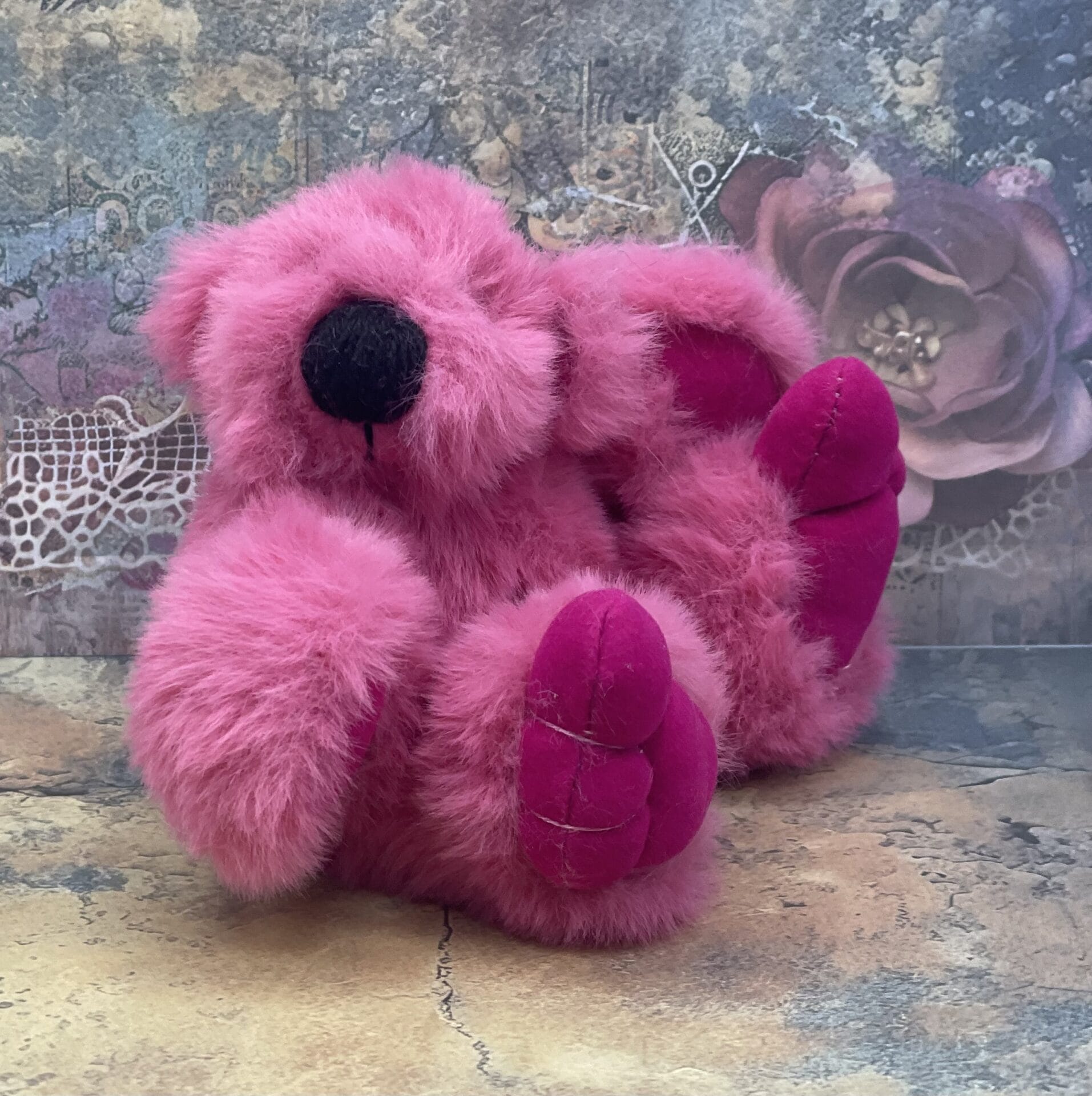 Bärino Bär Pompom 13 cm Künstlerbär – Bild 3